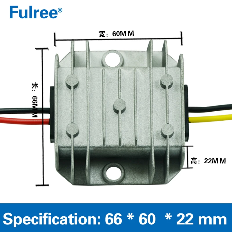 DC 12V to DC 12V 3A Buck Boost Converter 5-32V to 12Vdc Car Automatic Voltage Stabilizer Regulator Power Supply for Monitor
