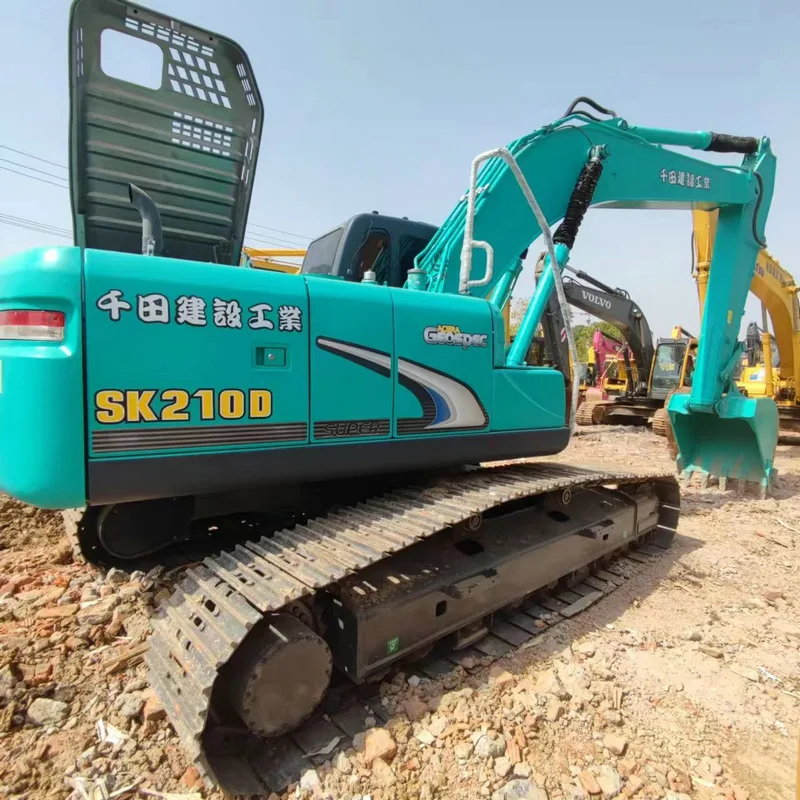 Kobelco sk210D used excavators sk210D Crawler excavators sk210D Large excavators 21ton Low price Good quality Backhoe