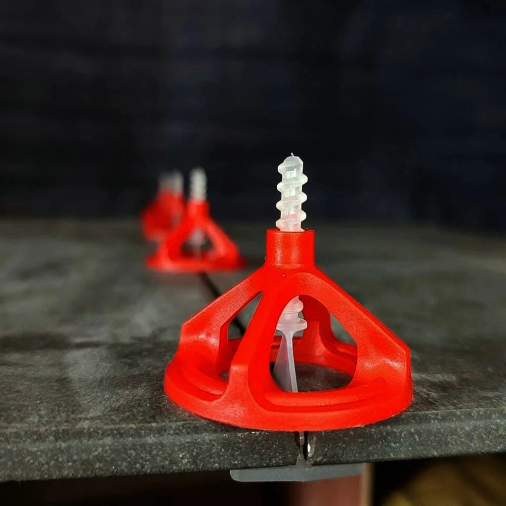 JNZ Best Selling 1mm 1.5mm 2mm 2.5mm 3mm Tile Spacer Twister Levelling System Removable Tile Leveling System Tile Spacer