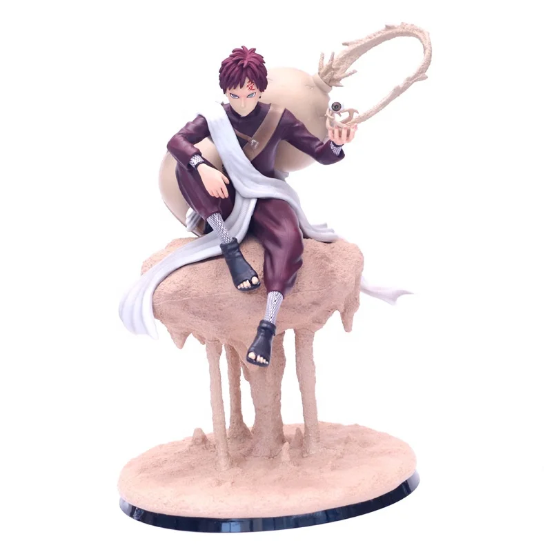 22cm Anime  CSGK Change Gaara Shayun Sitting Posture  Action Figure Doll Boxed  Toys Decoration Naturo