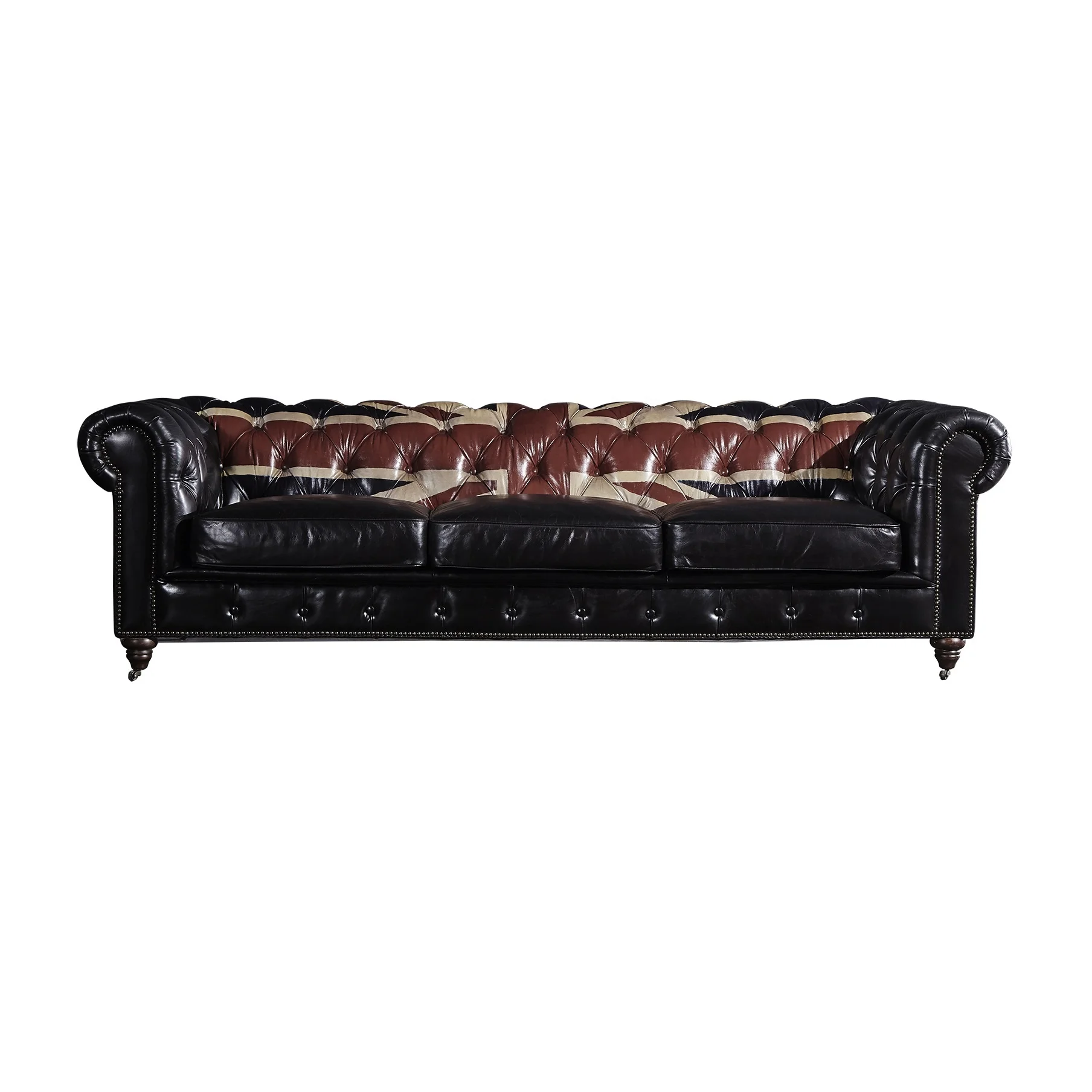 AIRFFY OEM/ODM Factory Union Jack Chesterfield Sofa Set for Living room Hotel Club Furniture