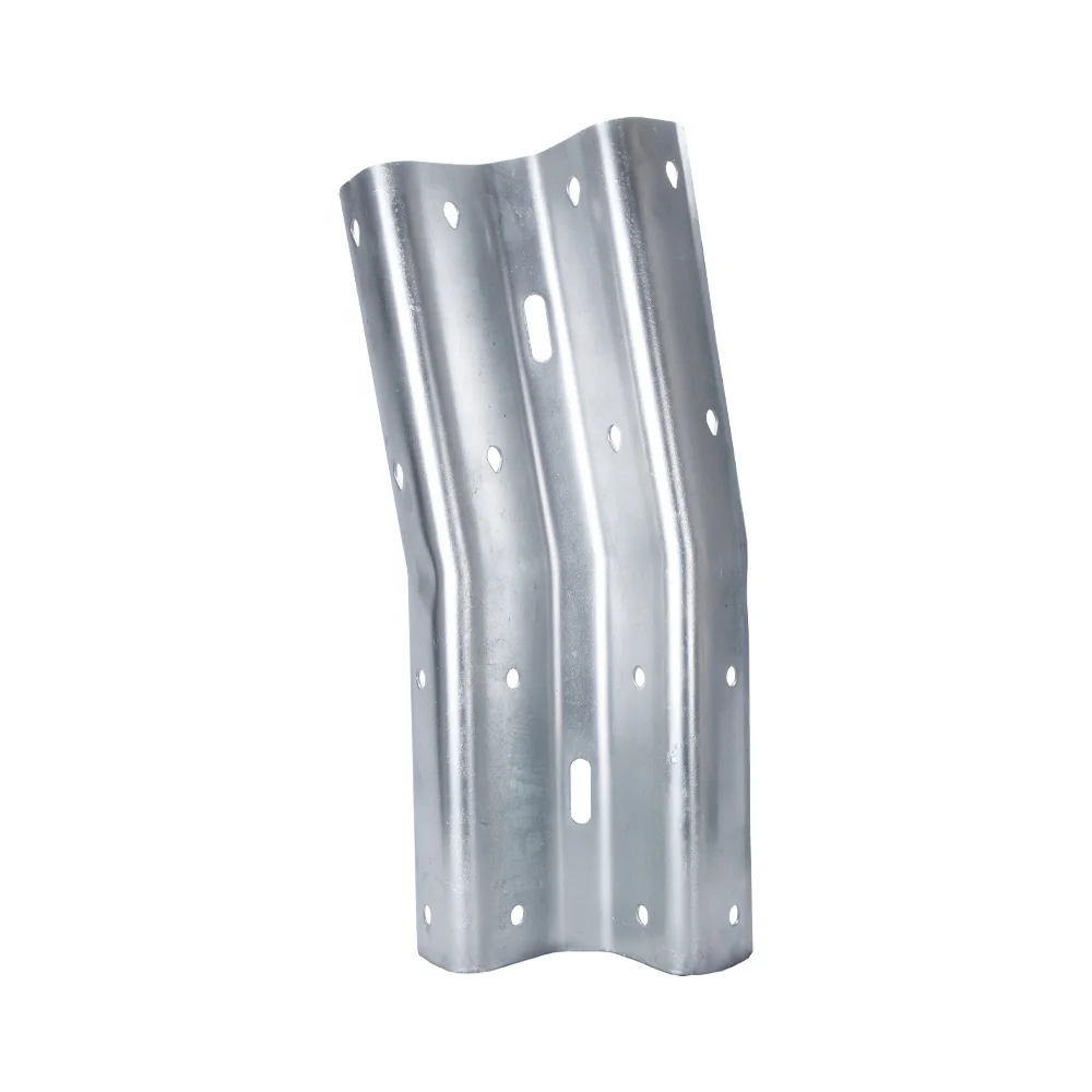 Traffic safety galvanized steel highway curved beam guardrail for sale