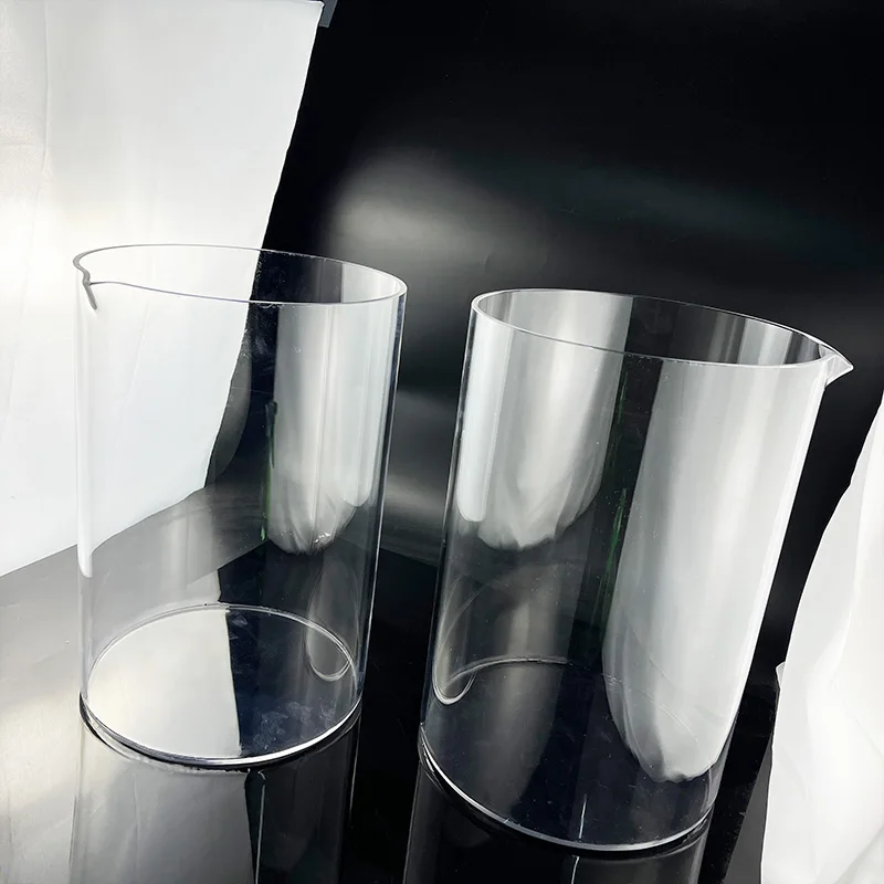 High quality transparent quartz beaker silica crucible For laboratory glassware
