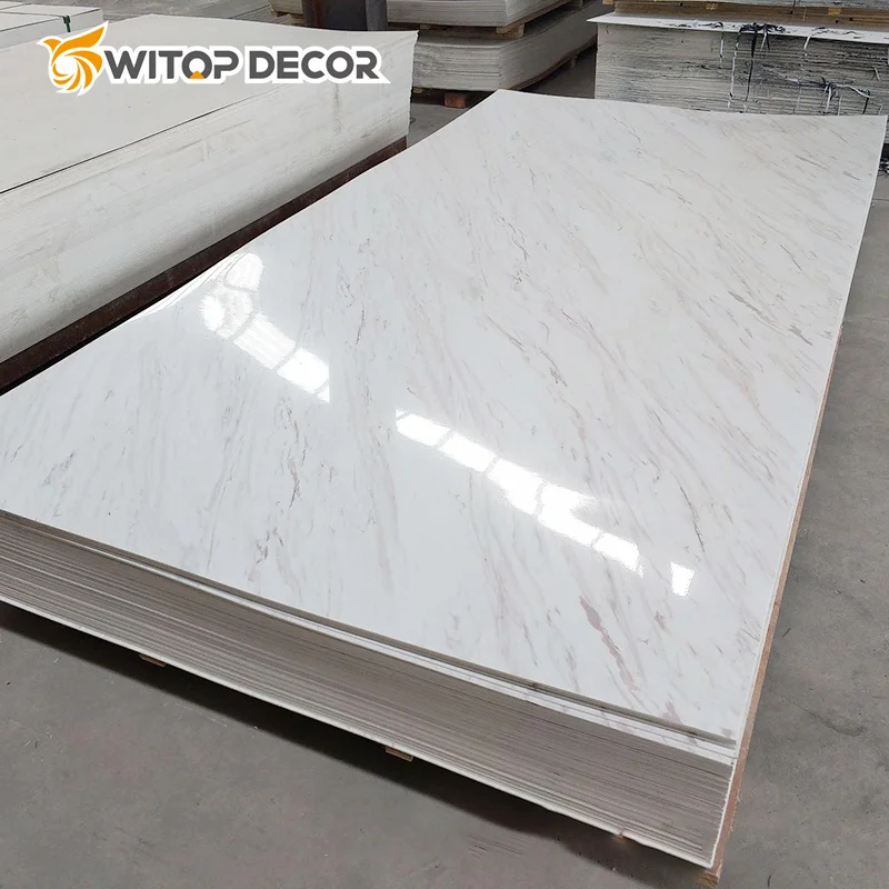 1220*2440mm*3mm marble pvc sheets for best selling pvc marble sheet indoor decorative with high glossy marble sheet