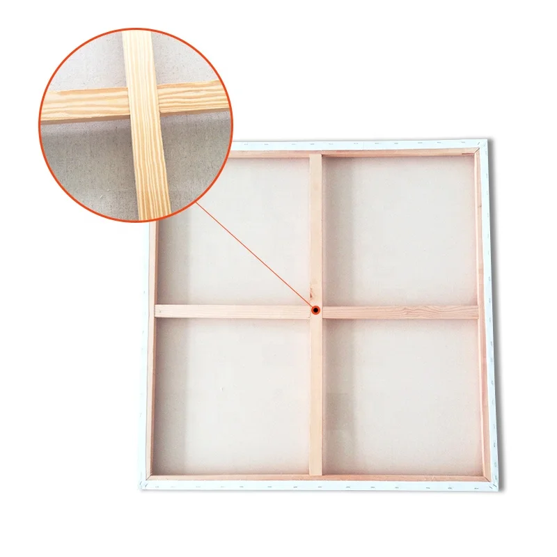  50*50CM cheap price art supplies coton blank stretched