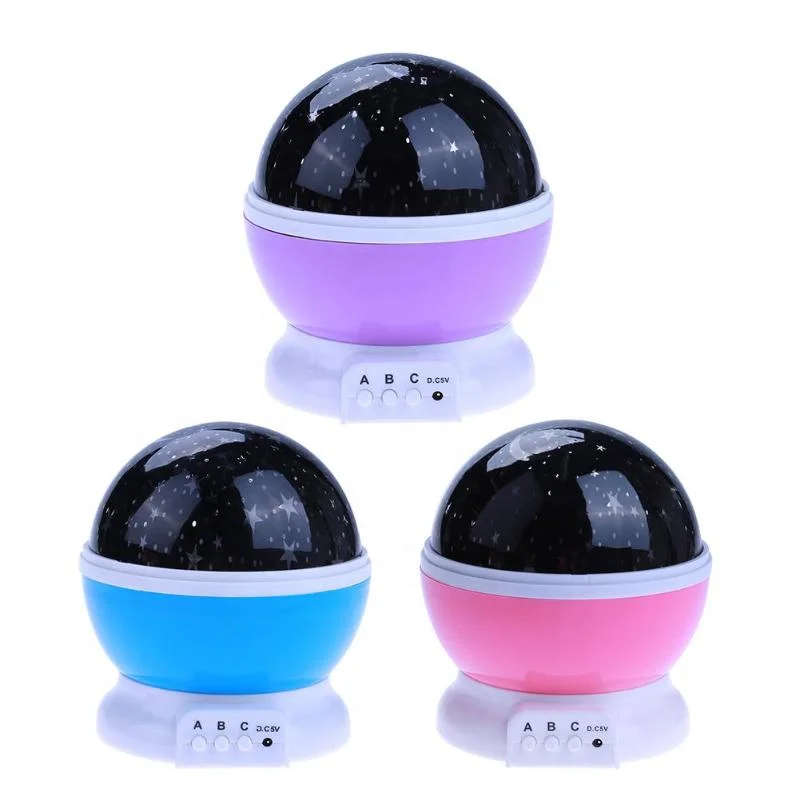 
Star Master 360 Degree Rotation Sky Starry Light 8 Multicolor 3d night light projector star led night light 