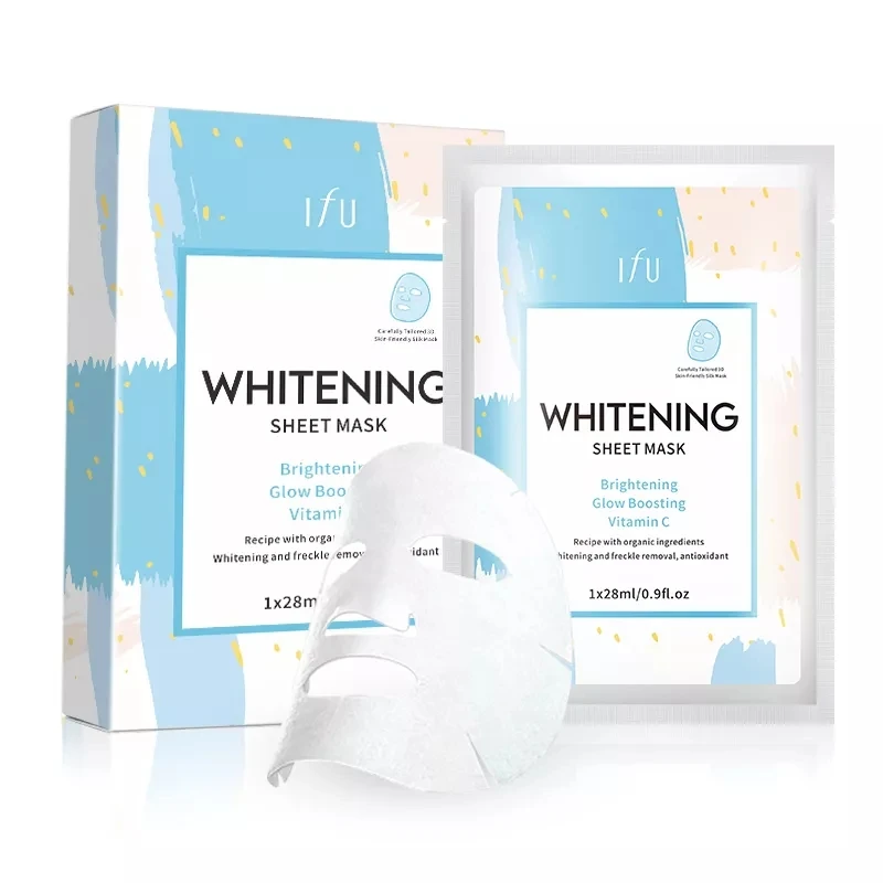 Customized Own Brand Beauty Facial Skin Care Hyaluronic Acid Moisturizing Whitening Soothing Facial Mask