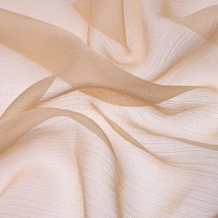Fashiontex crepe fabric chiffon 30D Yoryu 100% polyester cheap chiffon crepe fabric
