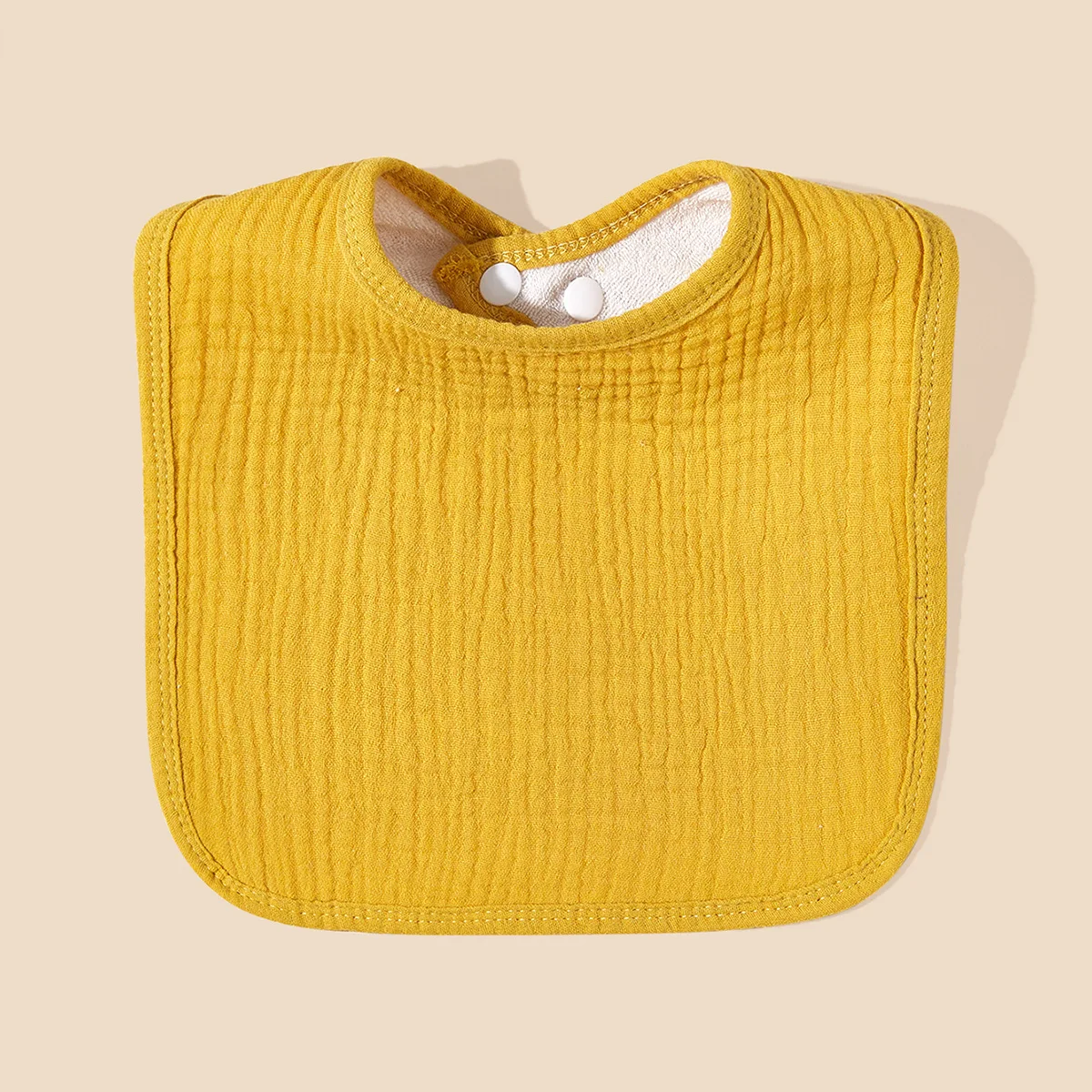 Muslin Baby Bibs 8 Pack Bandana Drool Bibs Cotton for Unisex Boys Girls Solid Colors Set for Teething and Drooling