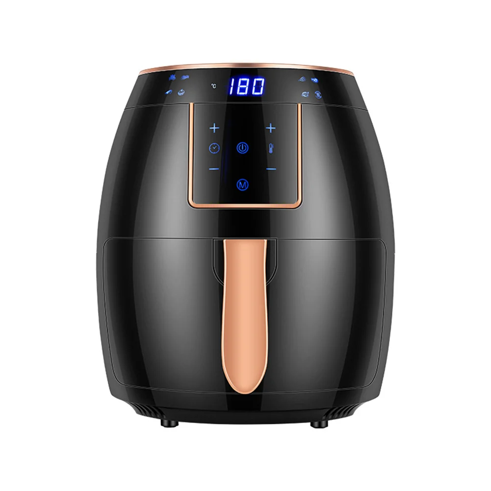 Household 5.5L Smart Air Fryer touch screen control Oil Free Air Fryer Large Capacity Chicken Fried Tools Kitchen Appliance