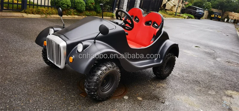 110CC 4-Stroke Gasoline Racing Kart 4-Wheel Off-Road Beach Buggy go Karts Kids Adults easy driving for fun