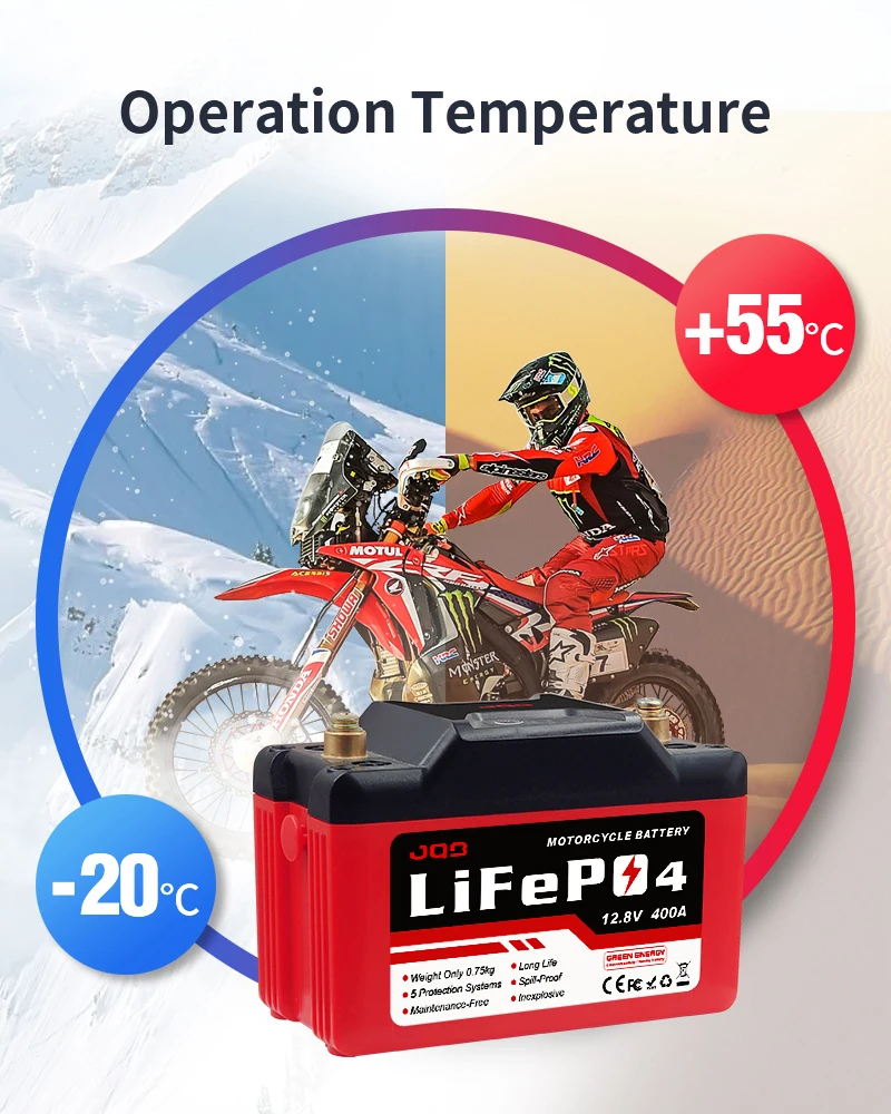 Перезаряжаемая батарея для мотоцикла Lifepo4 12 8 В 4 Ач вместо
