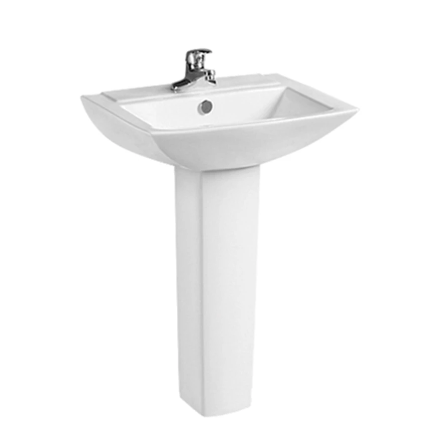 
 Высокое качество самоочистки глазури Китай Круглая Форма Ванная комната Керамический пьедестал под умывальник раковина  