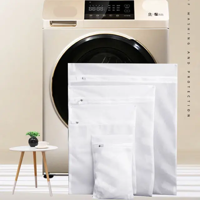 Hot Sale Custom Polyester Mesh Laundry Bags for Washing Machine Lingerie Blouse Bra Hosiery Laundry Bag