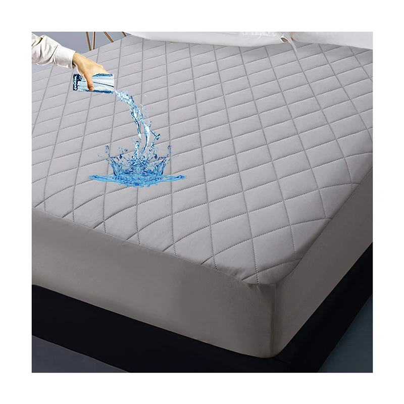 OEM/ODM Double King Size 100% Polyester Knitting Soft Fitted Cover Anti Bed Bug Waterproof Mattress Protector Cover