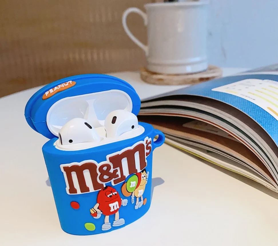 For Airpods 1 2 Pro 3 Funny Food Snacks Cartoon Package Case Cover Shell Box Collection Factory Sale