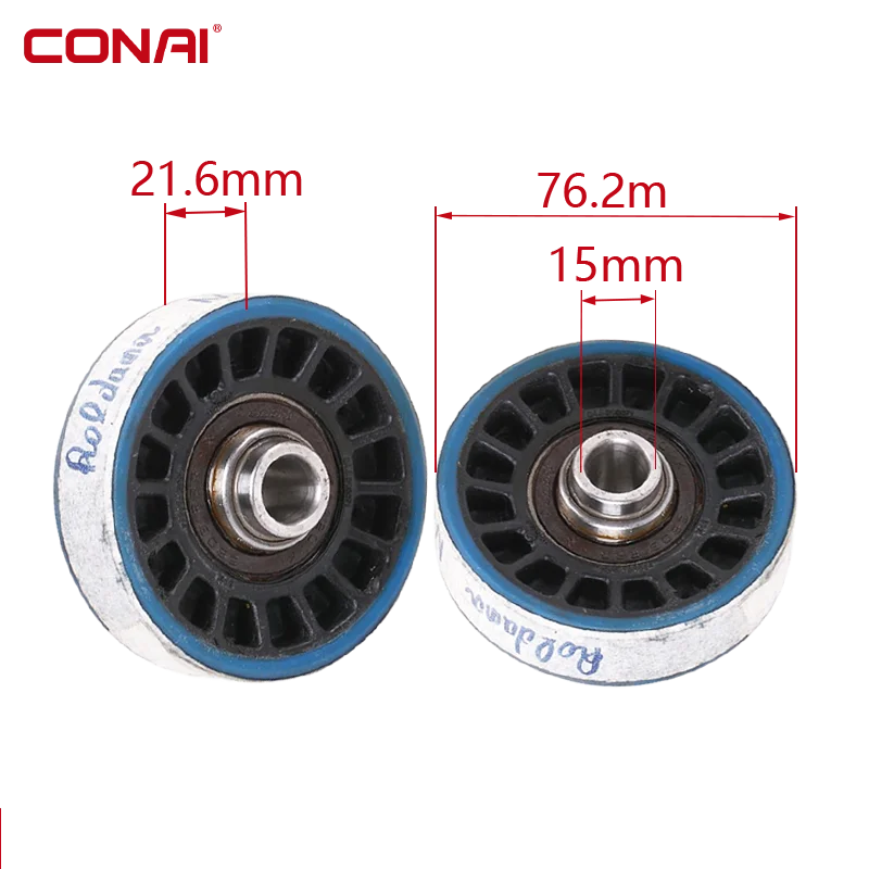 Supply All Brand Escalator Parts  Escalator Parts Reasonable Price Blue PU Escalator Step Chain Roller