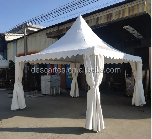 PVC 4x4M Aluminum trade show party tents/outdoor marquee pagoda tent for wedding