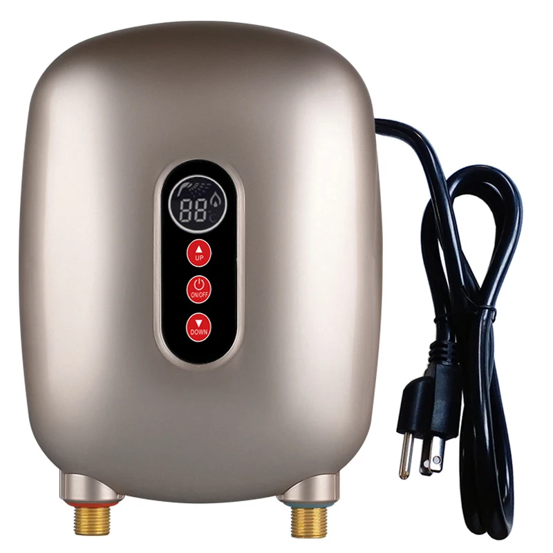 2022 High Quality Digital Tankless Hot Water Geyser Mini Smart Instant Electric Shower Water Heater
