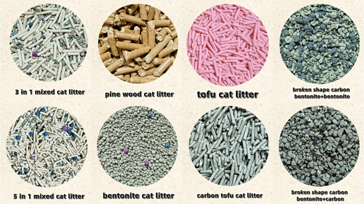 Premium Clumping  Bentonite Litter Low Dust Ball Shaped Bentonite Cat Litter 25L