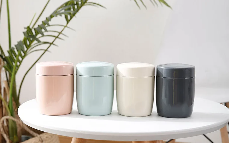 260ML Mini portable custom printing double walled vacuum stainless steel hot insulated food flask