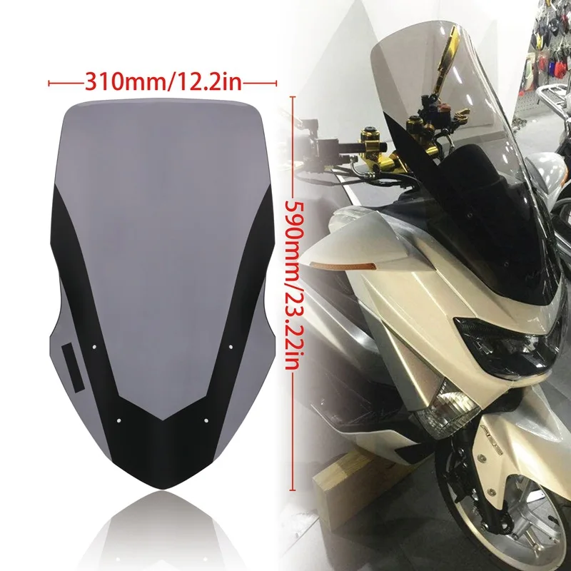 High quality Abs Plastic modified motorcycle parts accessories front screen windshield for NMAX155 NMAXL125 2016/2017/2018