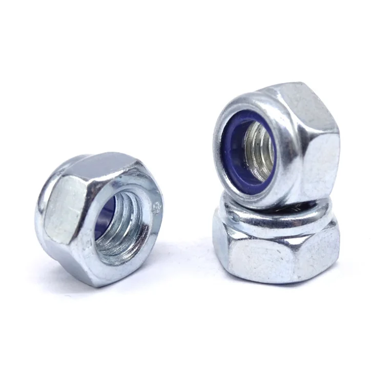 DIN 985 982 фиксирующая гайка Geomet 500B ZN-Ni с нейлоновой вставкой