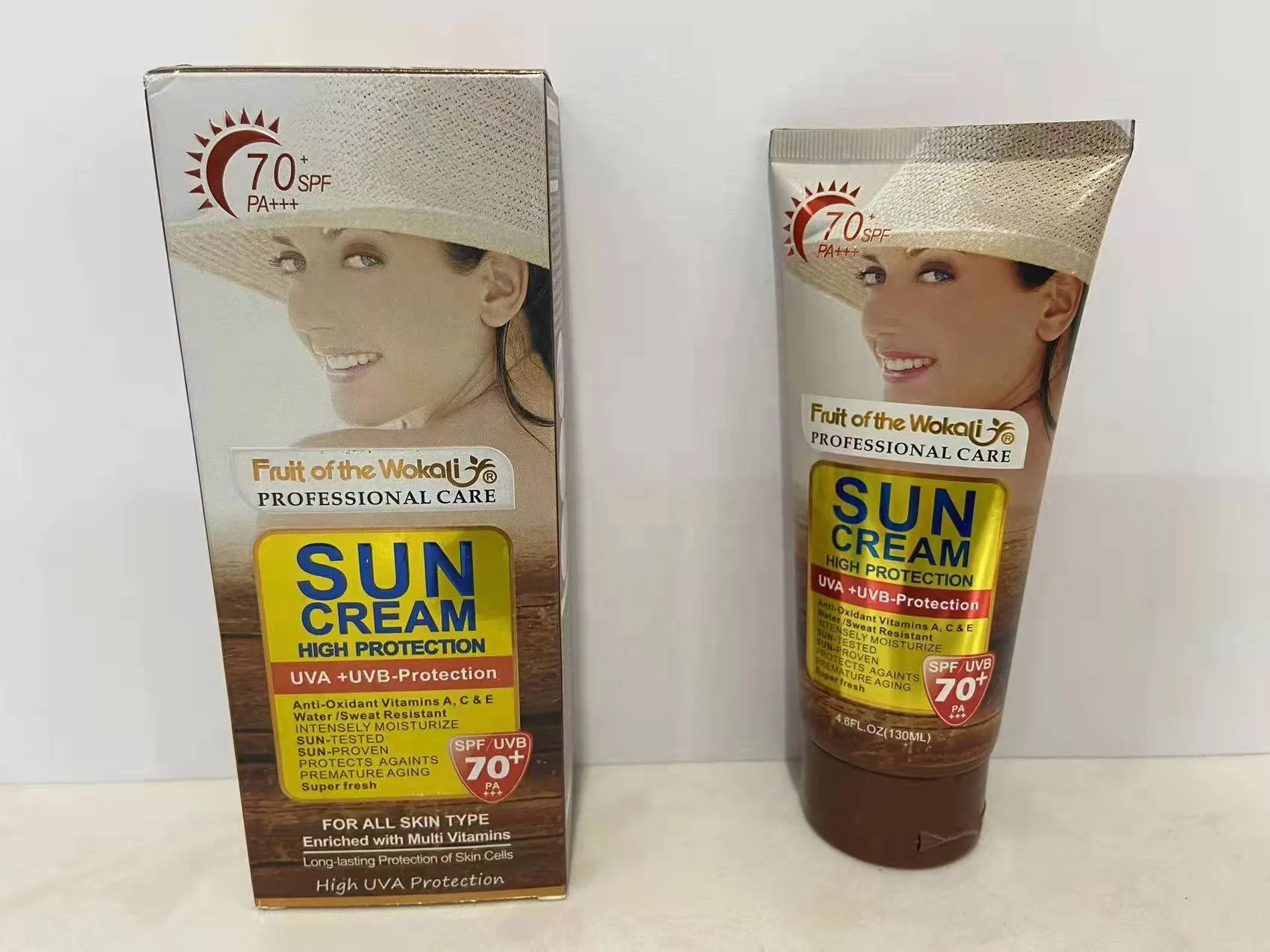 Wokali Sunblock Cream SPF60 HIGH UVA/UVB Protection of Sun protecting, Skin lightening & Smoothing Function