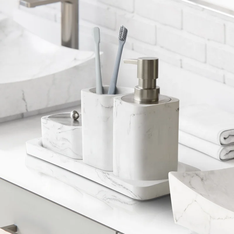 
Four-piece Marble bathroom set 