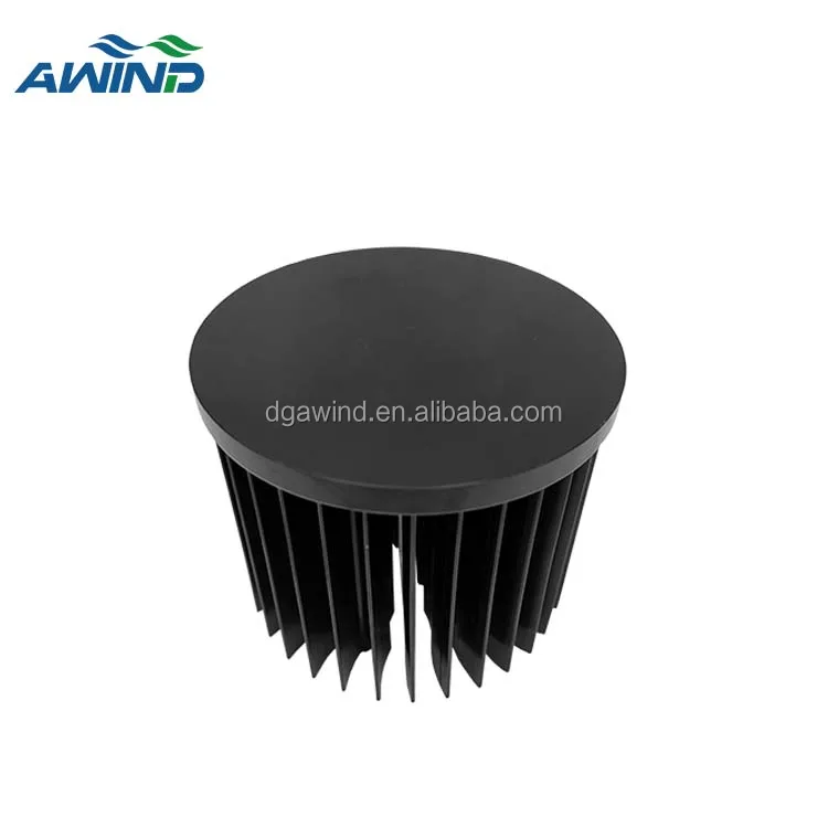 Aluminium cylindrical heat sink 90mm x 90mm heatsink 100w dissipatore di calore 100 mm for cxb3590 disipador redondo