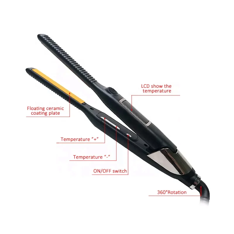Hair straightener barber shop hair salon negative ion high temperature volume power generation splint