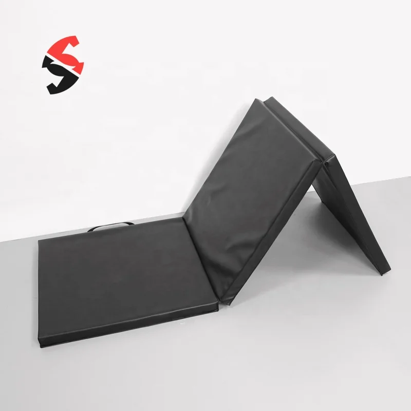 Portable 3-Fold Sports Exercise Training Gymnastics Mat