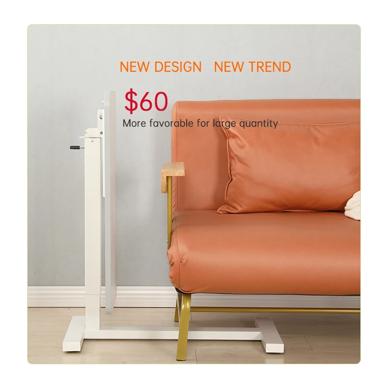 Над кроватью медицинской помощи медицинский Регулируемый складной пневматические тележка ноутбука c в форме приставной столик с колесами для дивана