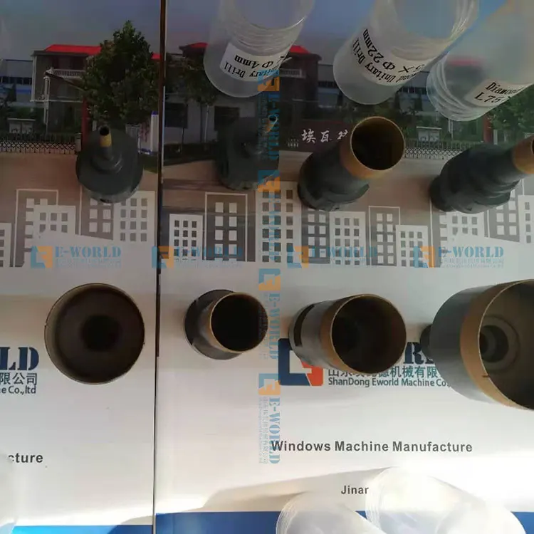 Automatic Glass hole making machine with drilling head