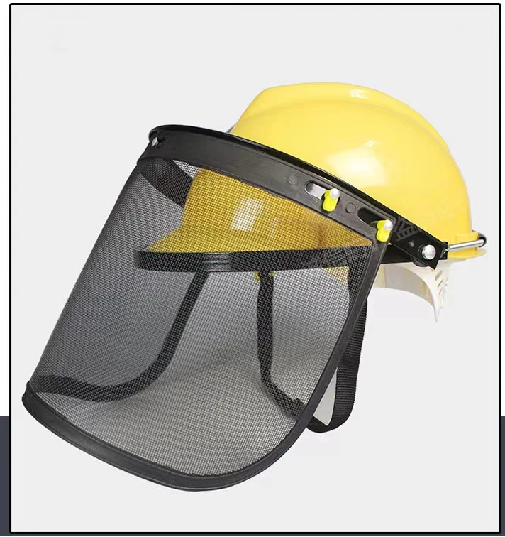 PC protective face helmet  anti-dust grinding face manufacturer in China