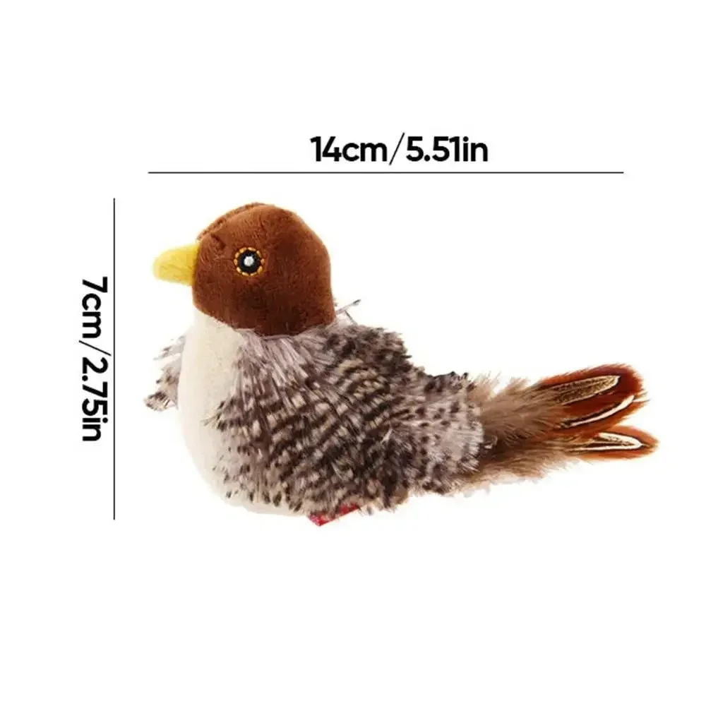 Kitten Interactive Chirpping Bird Cat Toy For Indoor Cats Self Play
