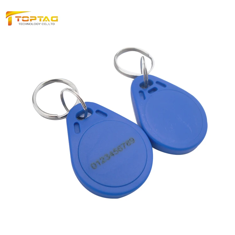 Hot-selling 125KHz/13.56MHz ABS Key Tag Chip RFID Keychain NFC Rewritable Key Fob