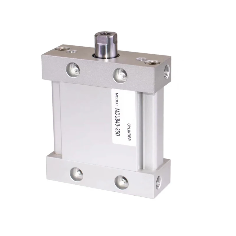 SMC Type Plate Air Pneumatic Cylinder MU Series MUB25/MUB32/MUB40/MUB50-10/20/30/40/50/100/150/200/300 Double Acting Single Rod