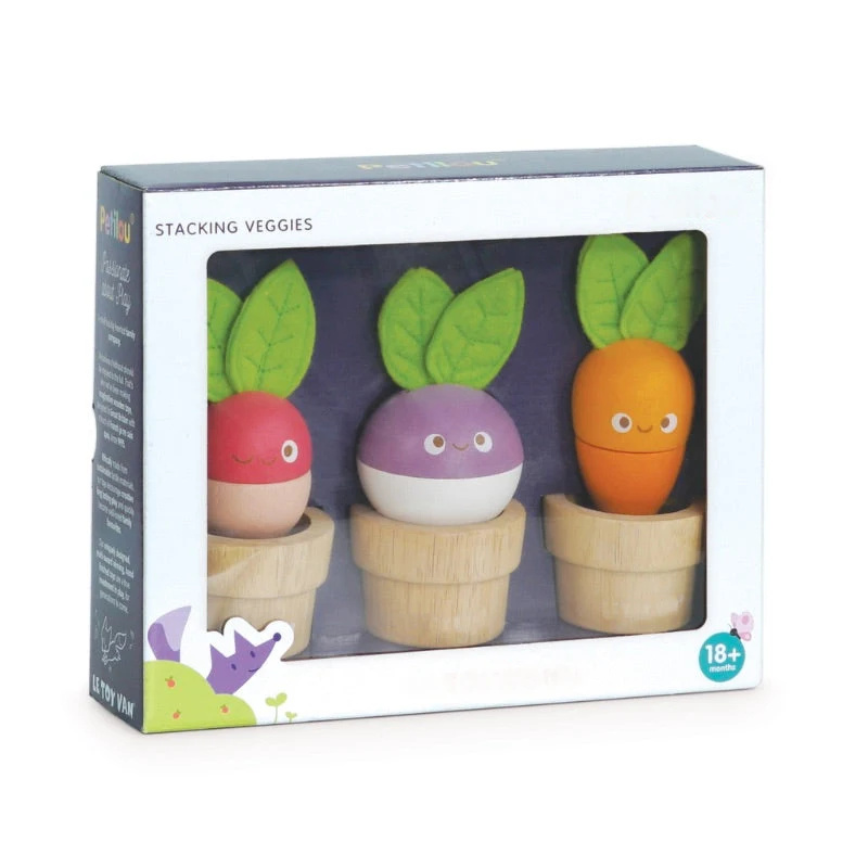 My First Growing Carrot,Stacking Veggies Toys for Babies,Learning Educational Toy for Toddlers