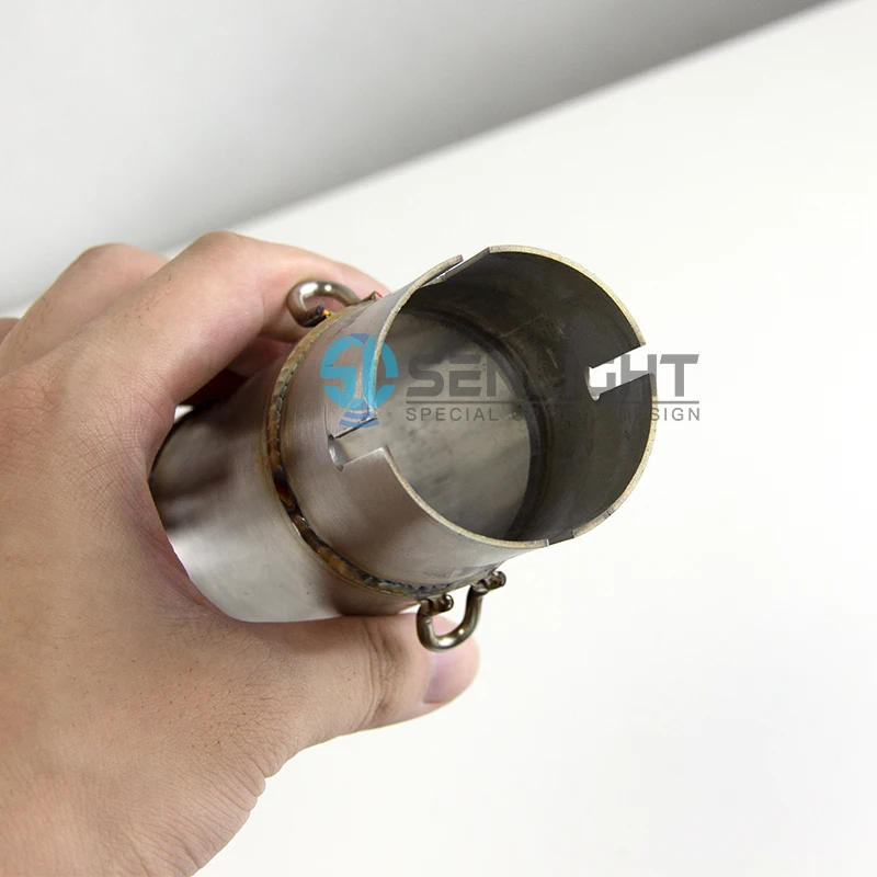 Motorcycle Stainless Steel Exhaust Midpipe Middle Pipe Link Connect Adapter For KAWASAKI NINJA 400 z400 2021