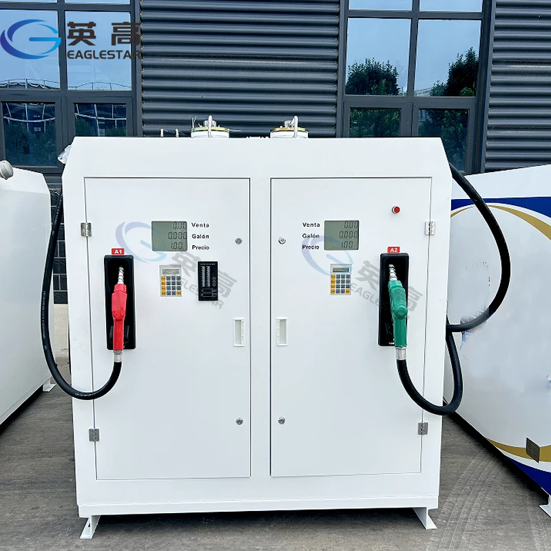 mobile gas station container 2products micro station Fuel dispenser
