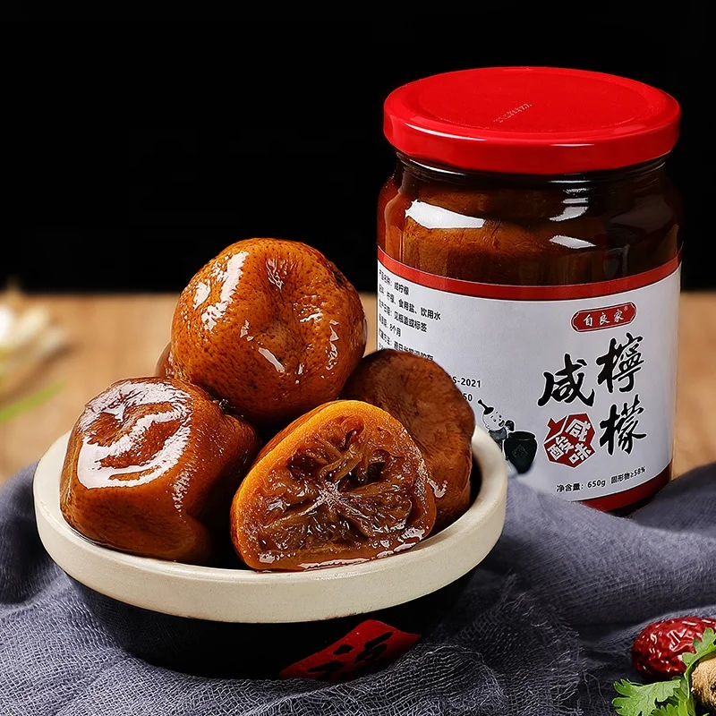 Guangxi Laotan salted salt salt lemon Hong Kong-style salted lime pickled earth lemon duck ingredients