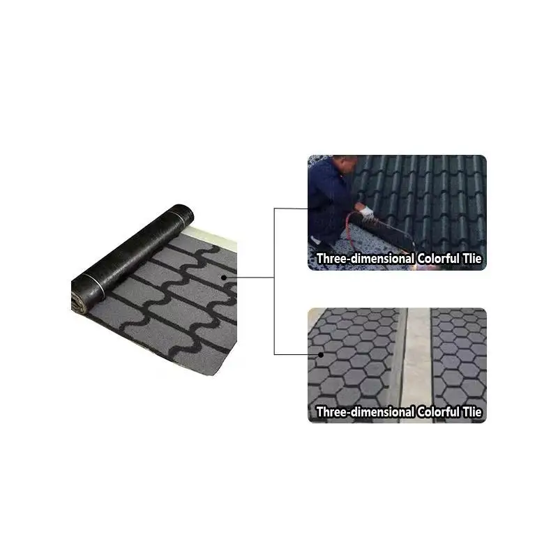 Самый эффективный и прочный трехмерный цветной SBS модифицированный битум водонепроницаемый рулон