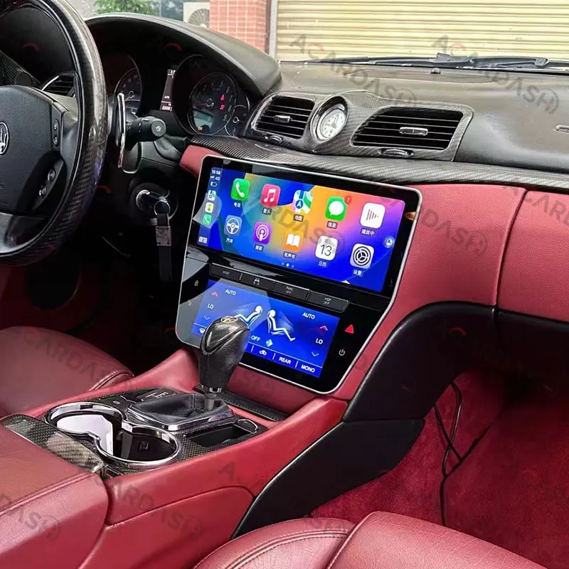 Acardash Car Stereo Radio Screen Snapdragon Carplay Android Auto Head Unit For 2024 Style Maserati Granturismo 2007-2017