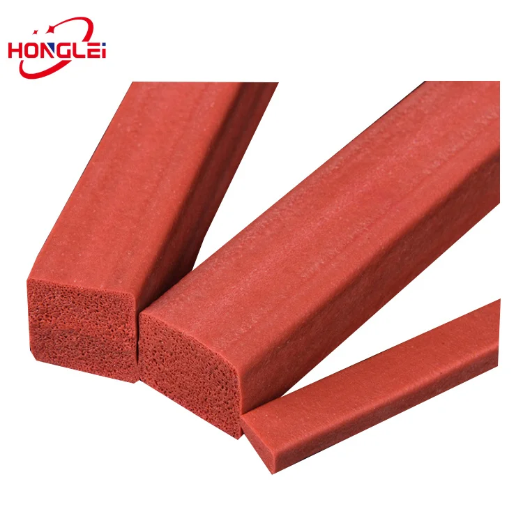 Высокотемпературная износостойкая уплотнительная лента из силиконовой пены, амортизирующая и буферная резиновая продукция