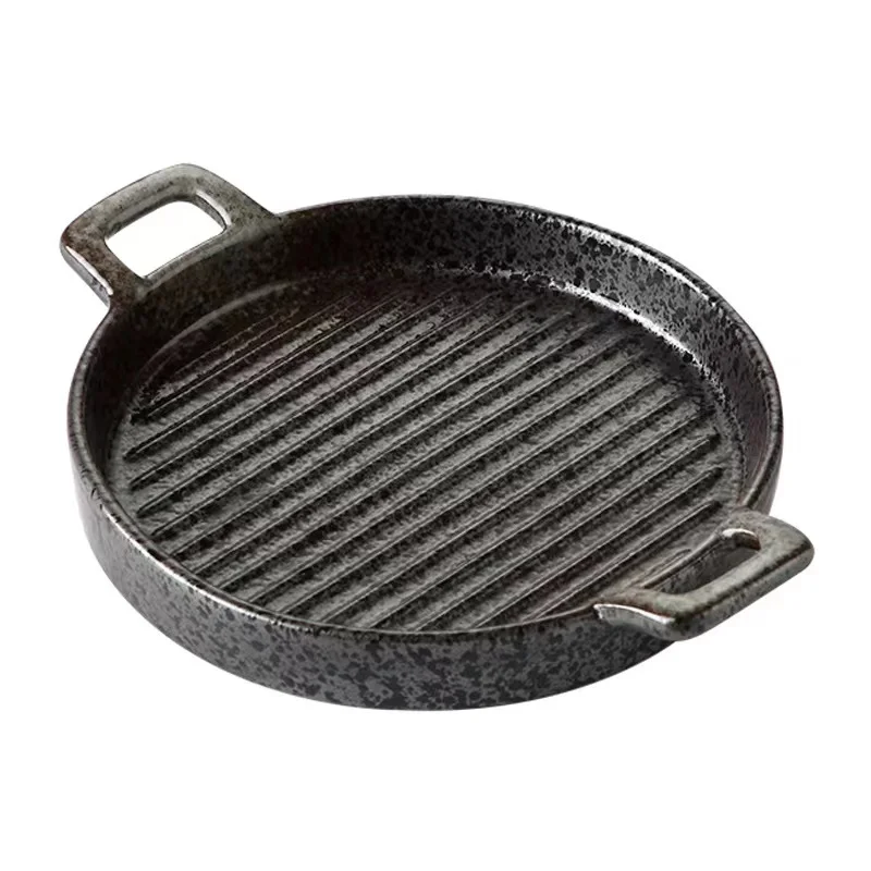 Amazon best seller Hard Anodized Healthy Ceramic Nonstick Grill Pan Induction Dishwasher Safe Oven Safe for cooking