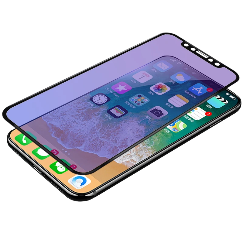 Для iPhone 12 6D защита экрана из закаленного стекла для iPhone, Защитная пленка для мобильного телефона, экран разблокировки отпечатков пальцев