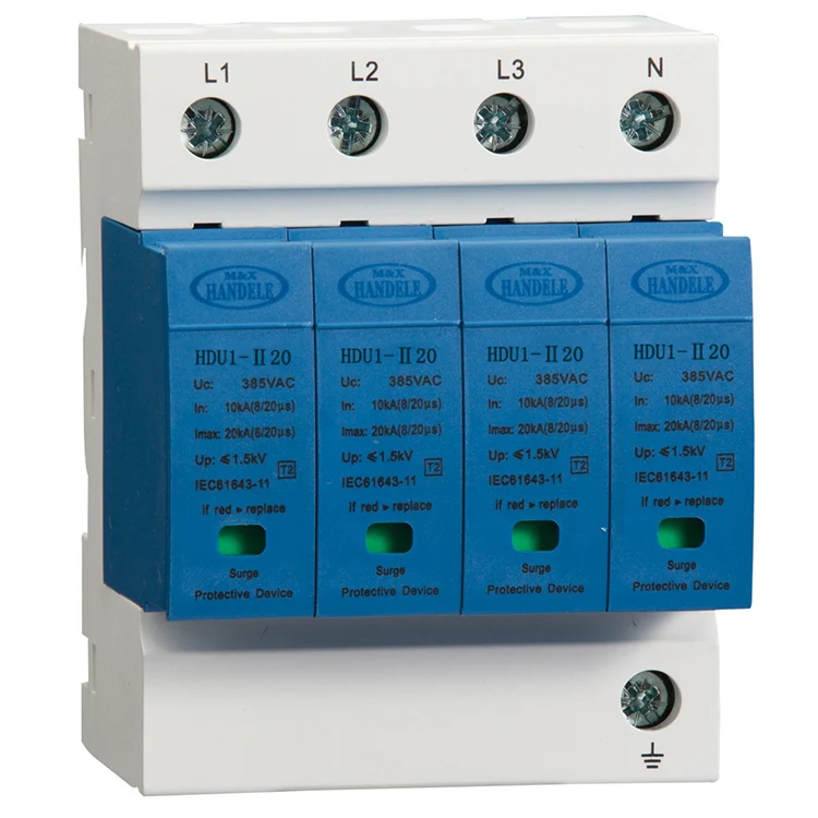 CE 1P,2P,3P,4P 275V 10KA-20ka SPD surge protective device