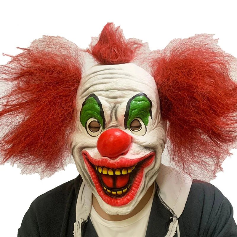 Wholesale Halloween party clown cosplay make funny clown masks