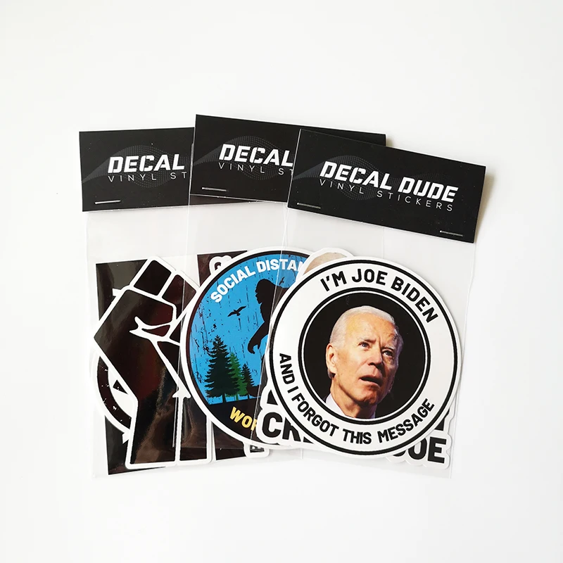 Custom Sticker Packaging Set Printable Adhesive Dye Cut Cartoon Vinyl Sticker Breakfast Sticker Pack